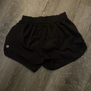 Lululemon hottie shorts, black, sz 2